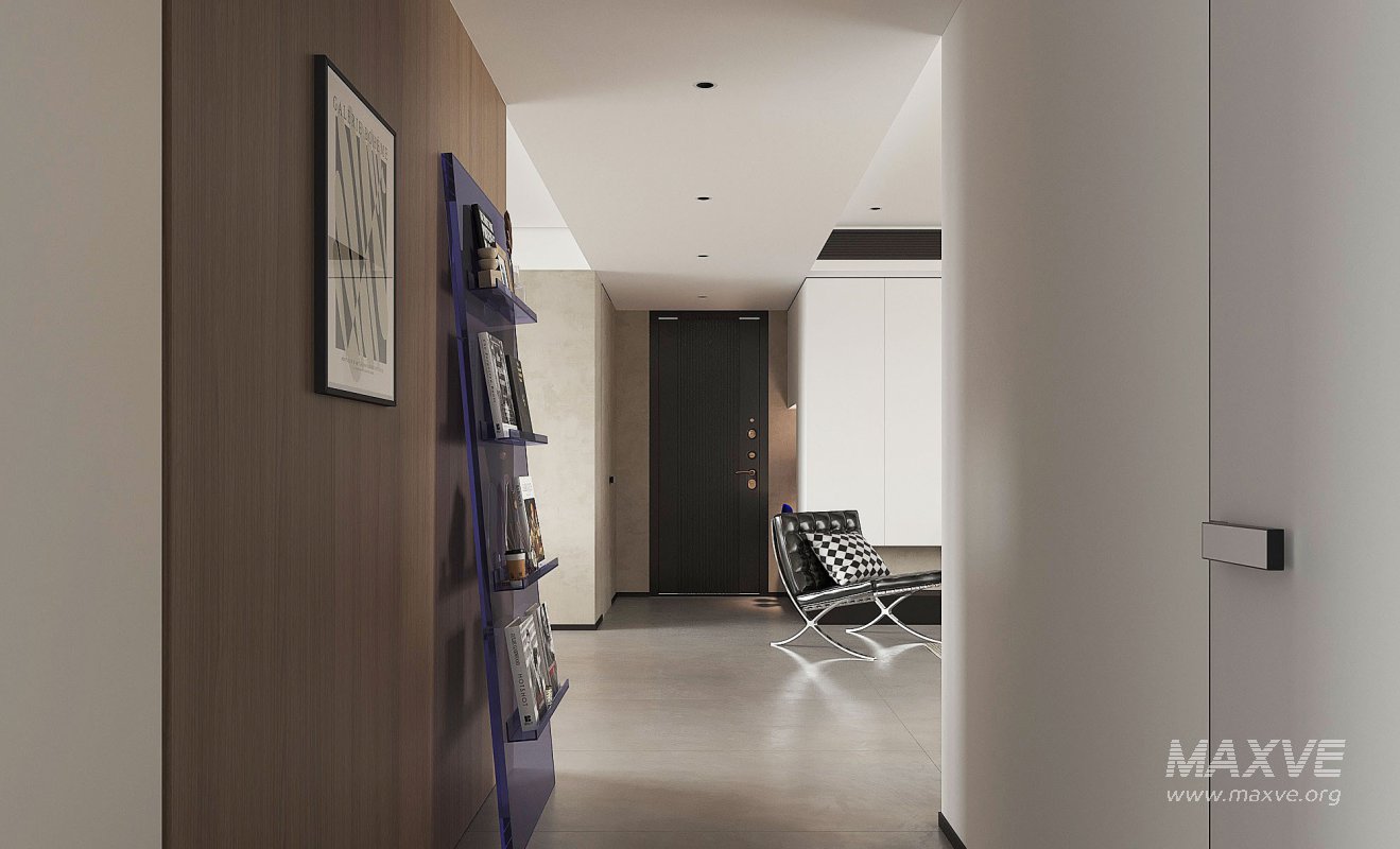 Modern living room and dining room interior scene - Image 2