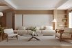 Modern living room and dining room interior scene - Thumbnail 2