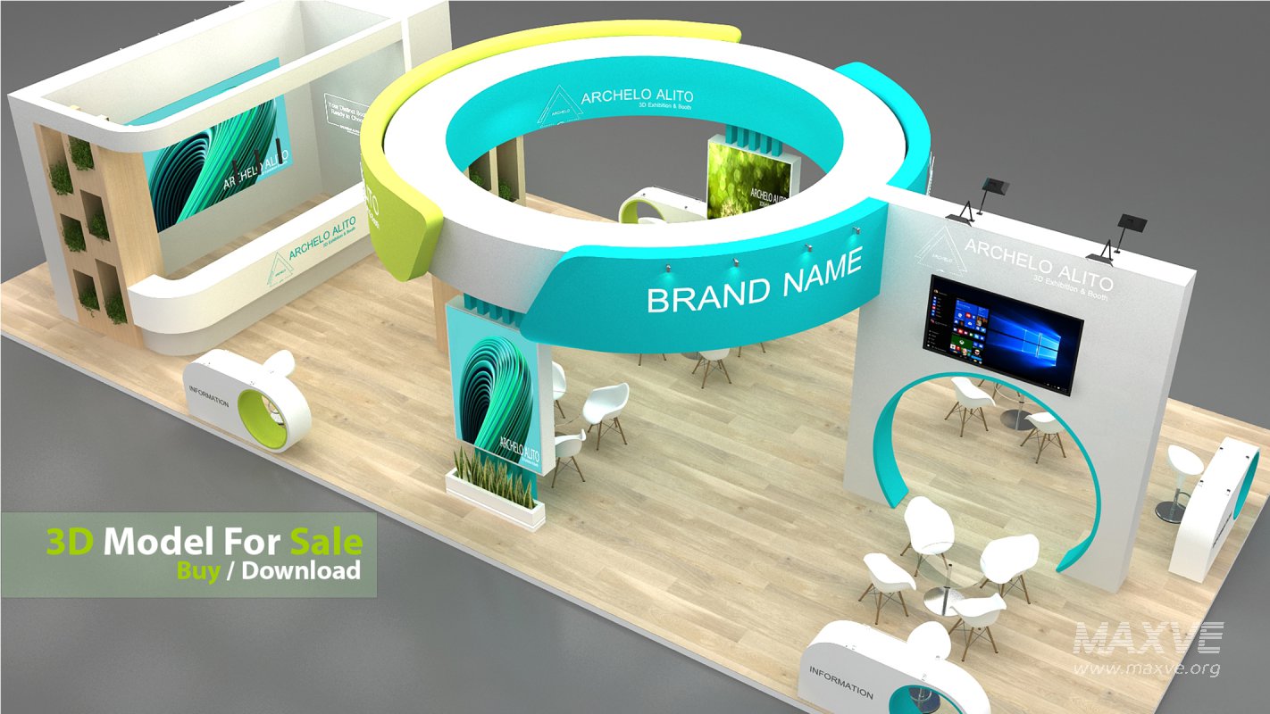 3D Stand Booth Model - Image 7