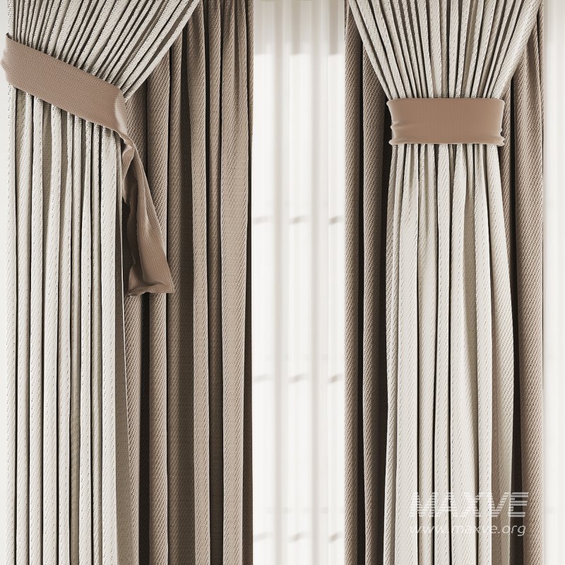 Silk and Cotton Curtain Set 76 - Image 4