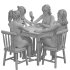Bikini Woman aroun the table - Thumbnail 5