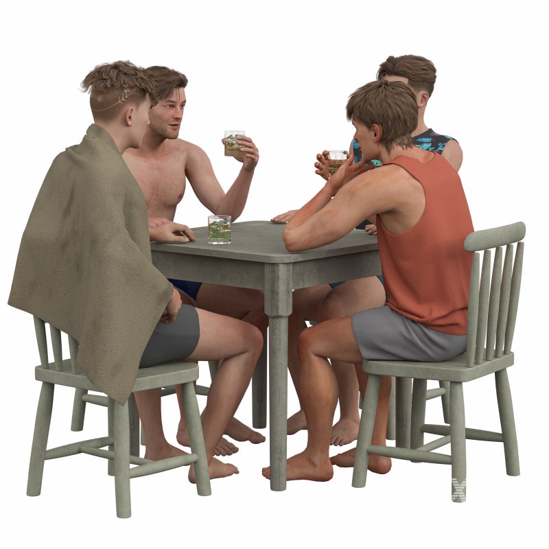 casual summer out fit male - Image 2