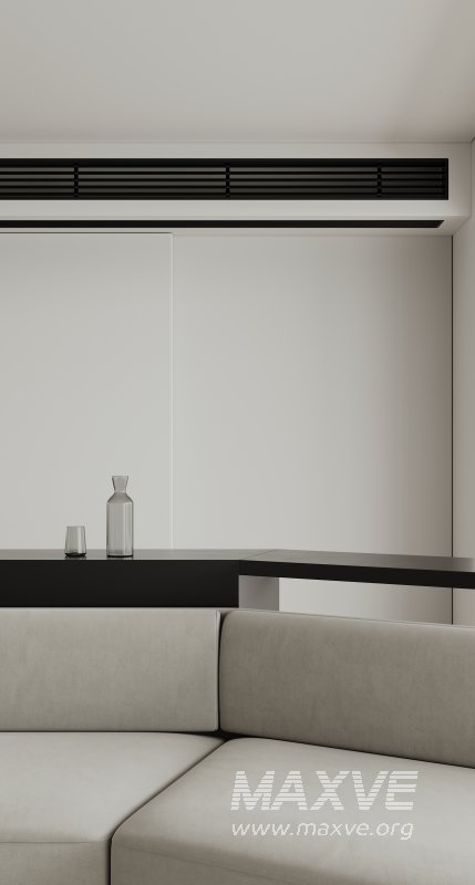 Modern living room and dining room interior scene - Image 6