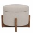 Round Storage Ottoman - Thumbnail 5