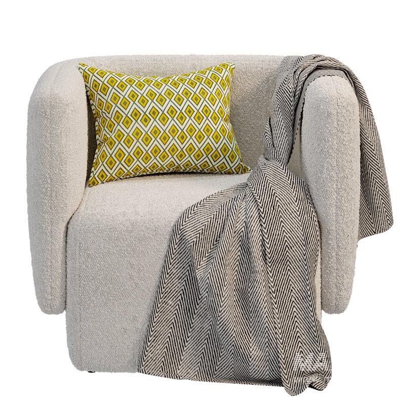 Linus Upholstered Armchair - Image 3