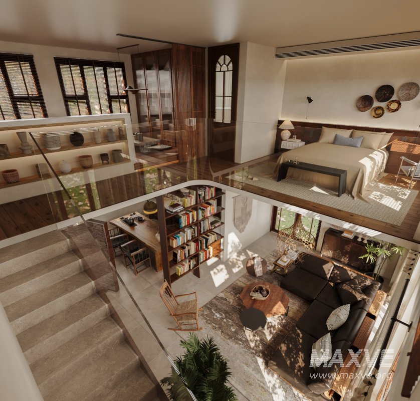 Wabi-sabi living room dining room bedroom - Image 7