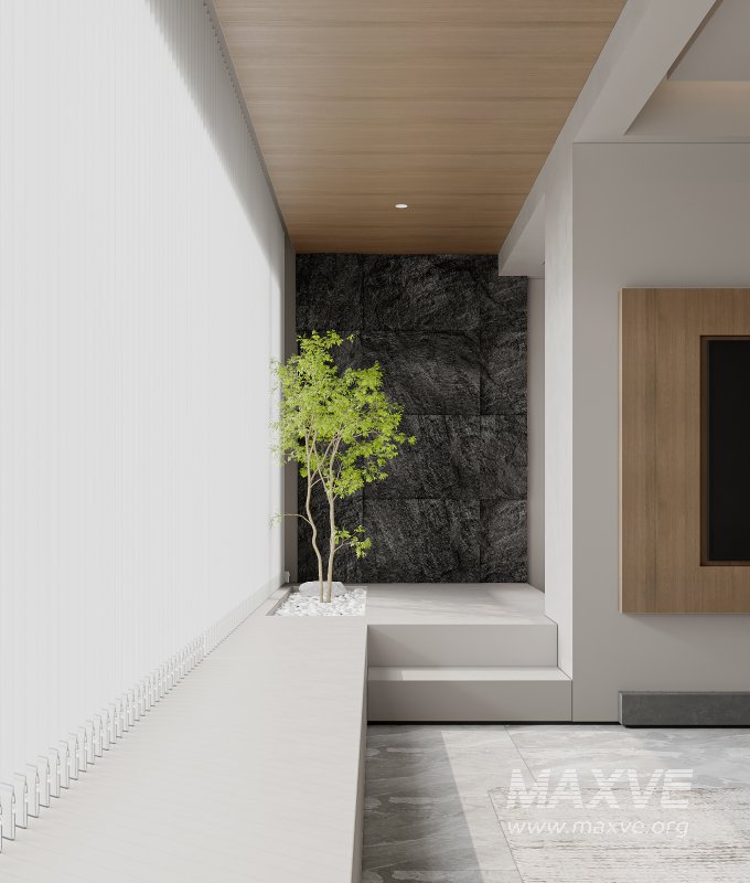 Modern living room and dining room interior scene - Image 2