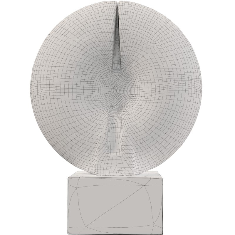 Radiant Circle Sculpture Modern Abstract - Image 2