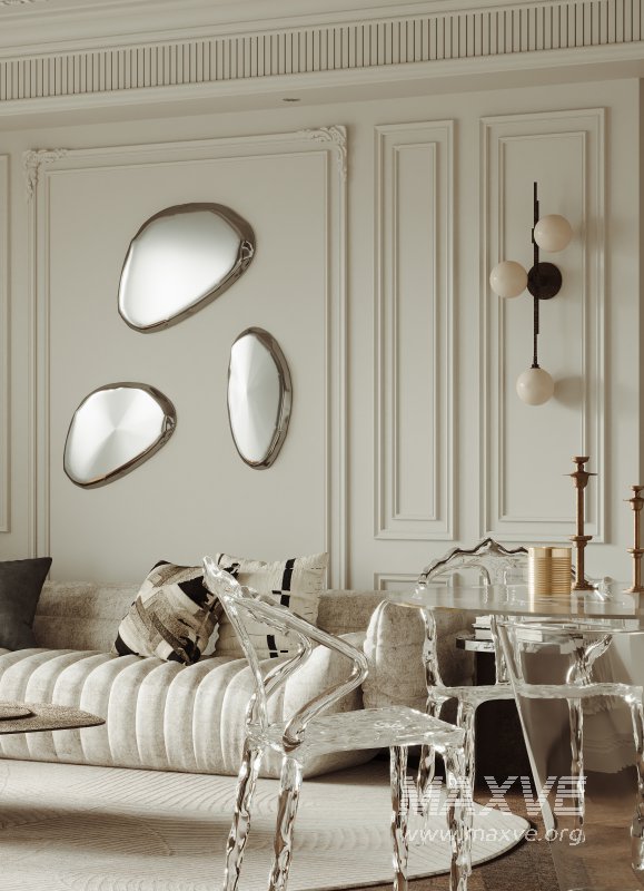 Luxurious living room and dining room - Image 6