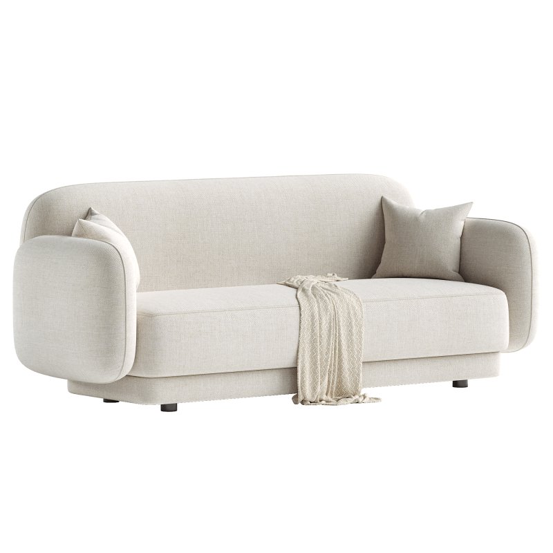 Kandor Textured Velvet Sofa - Image 3