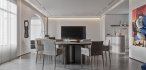 Modern living room and dining room interior scene - Thumbnail 1