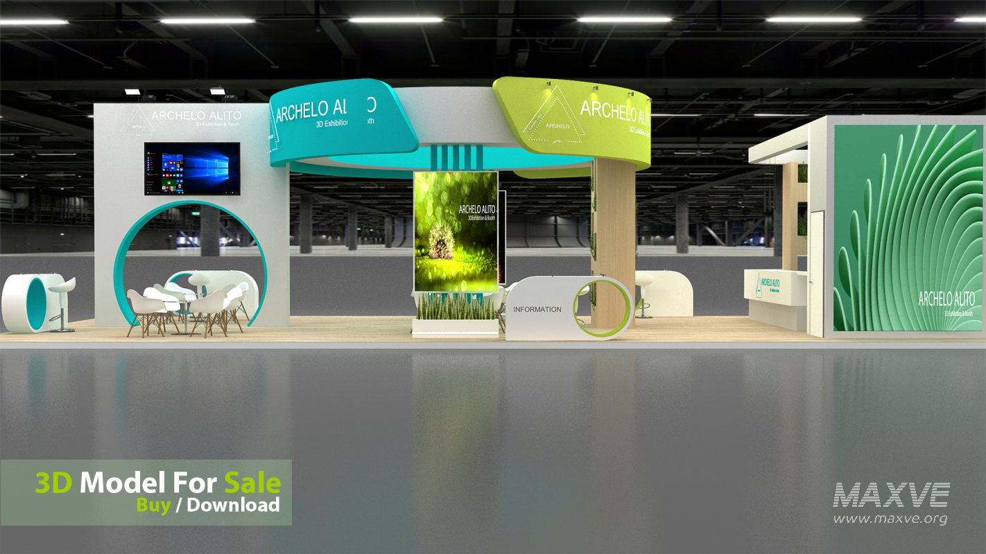3D Stand Booth Model - Image 3