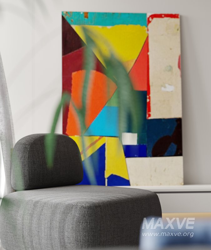 Modern living room and dining room interior scene - Image 5