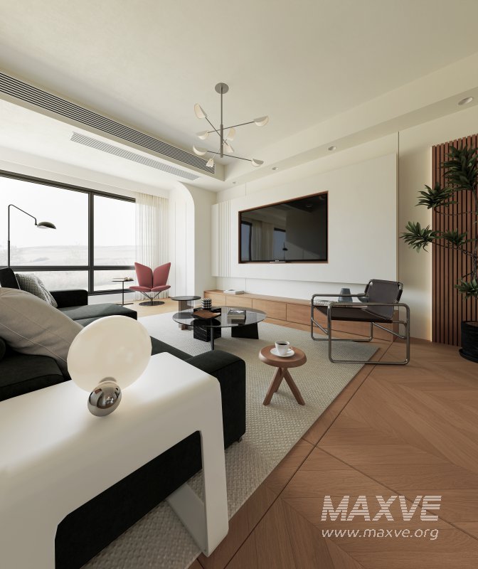 Modern living and dining room - Image 2
