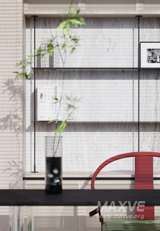 Modern living room and dining room interior scene - Image 4