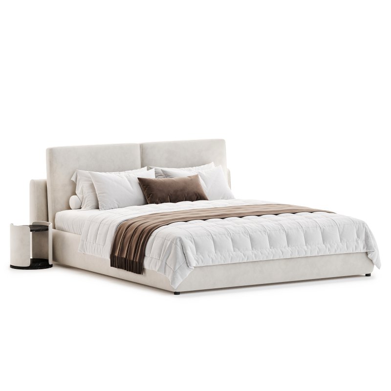 Cloud Bed Queen Cream Boucle Sundays Company - Image 2