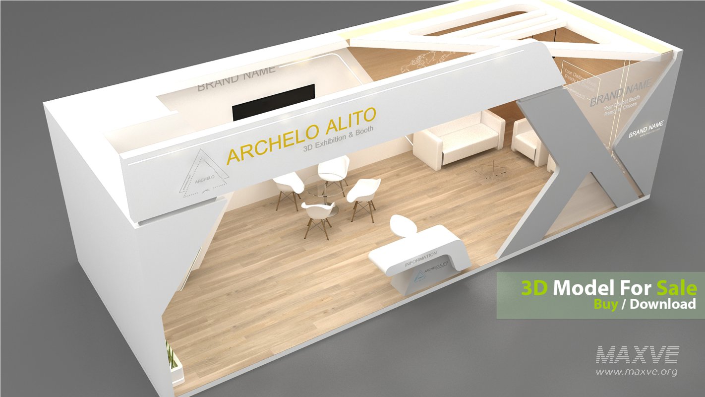 3D Exhibition Booth Model - Image 4