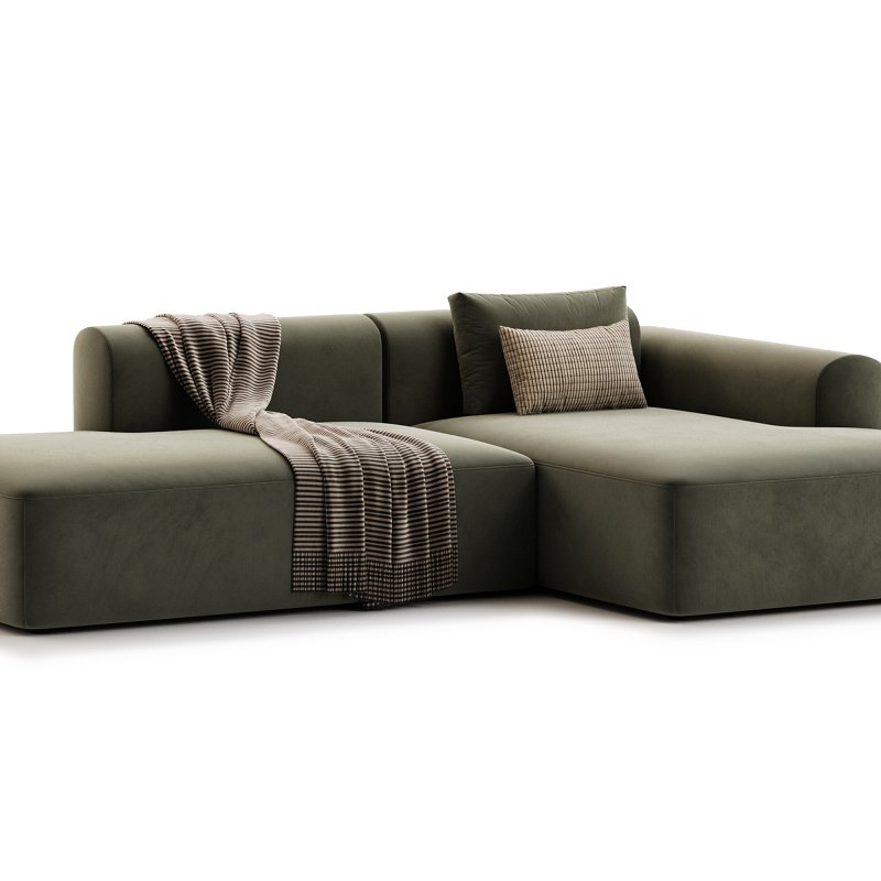 Tenksom Klein Ecksofa Rund - Image 1