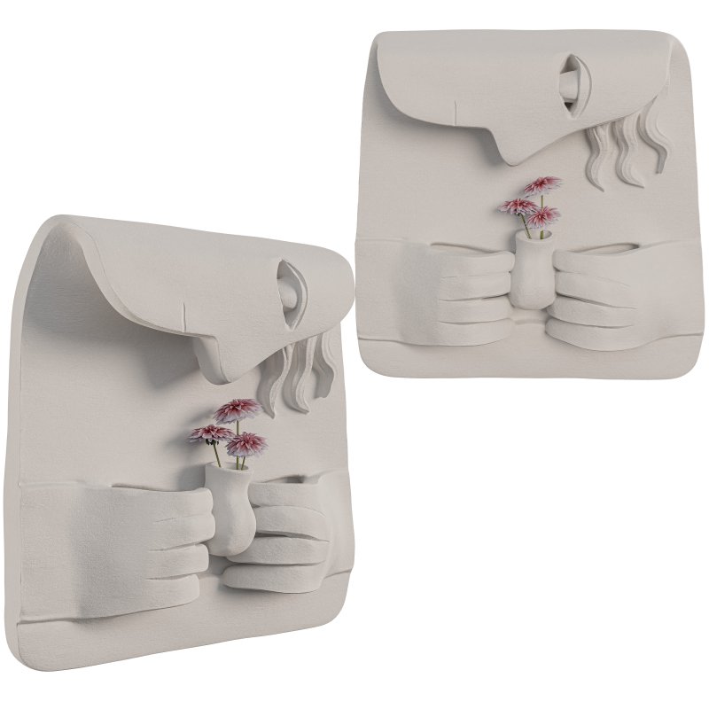 Wall Mounted Abstract Sculpture - Image 4