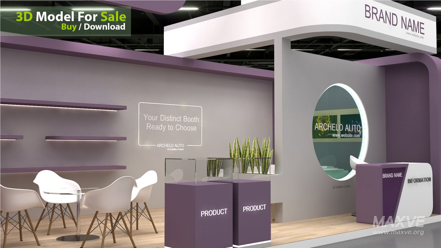 3D Stand Booth Model - Image 6