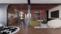 Eclectic living and dining room interior - Thumbnail 2