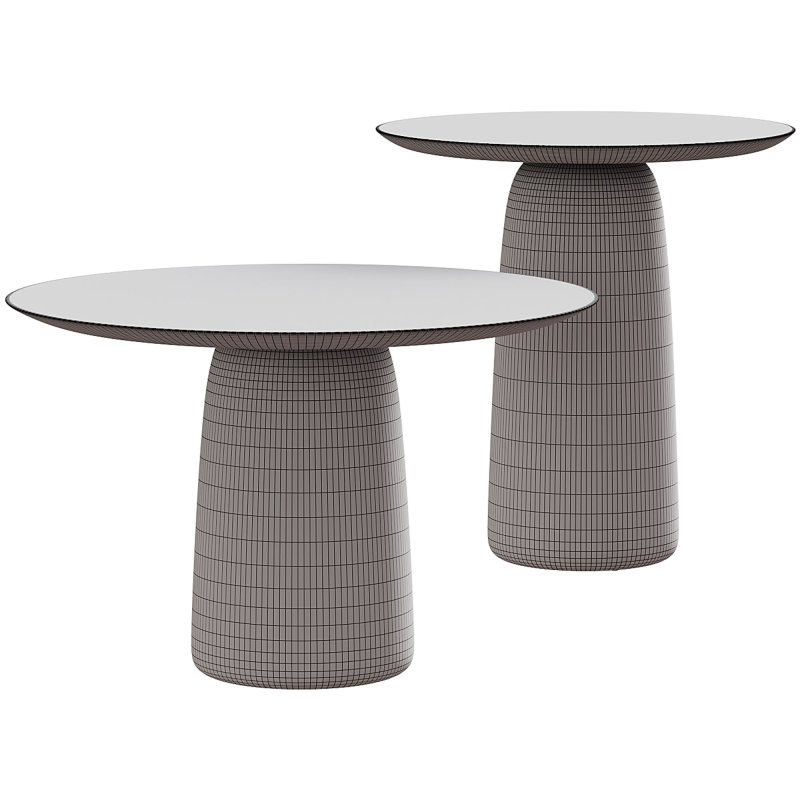 Dunes low round table by tribu - Image 3