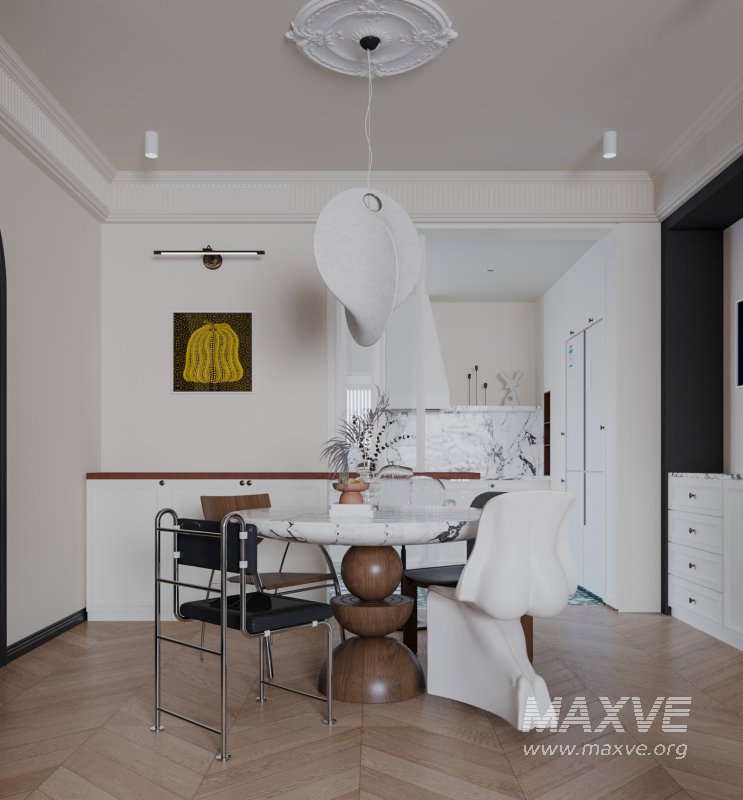 Eclectic living and dining room - Image 6