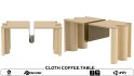 cloth coffee table - Thumbnail 1
