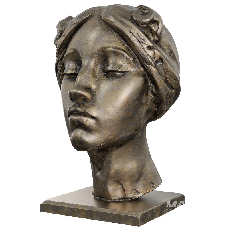 Antique Woman head Statue - Image 2