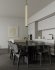 Modern living room and dining room interior scene - Thumbnail 1