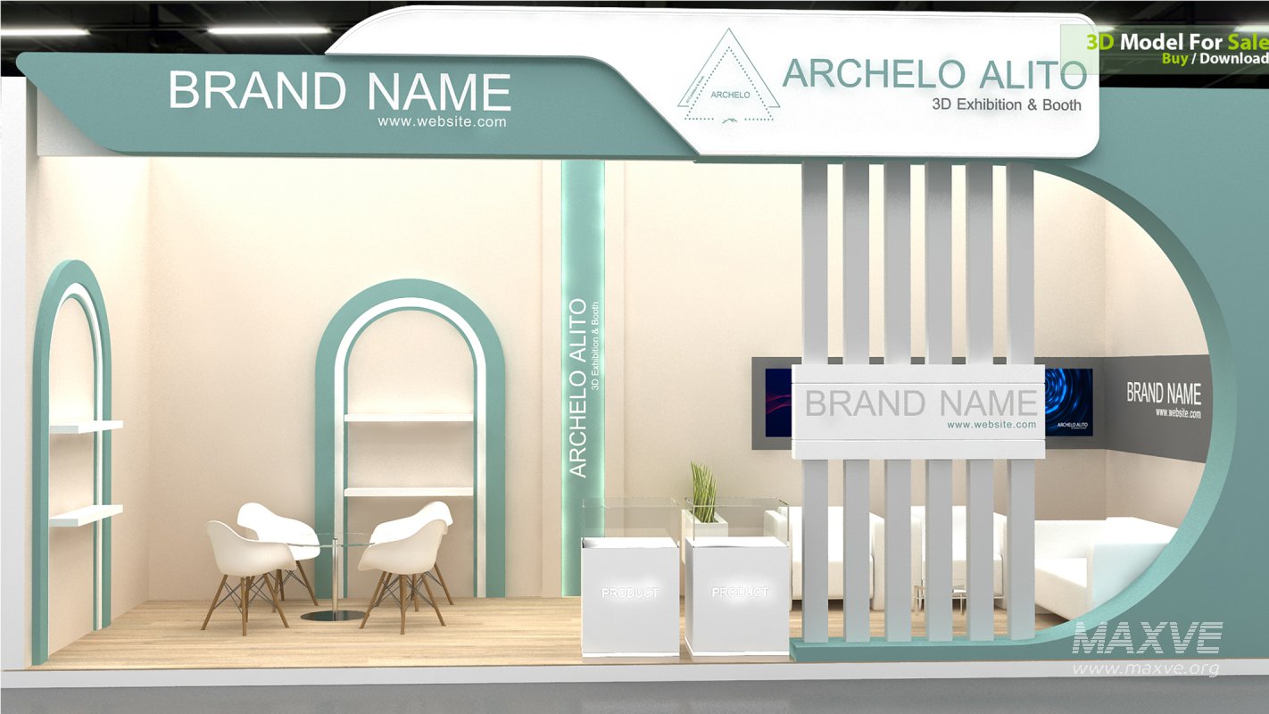 3d kiosk booth exhibition - Image 4