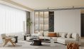 Modern living room and dining room interior scene - Thumbnail 1