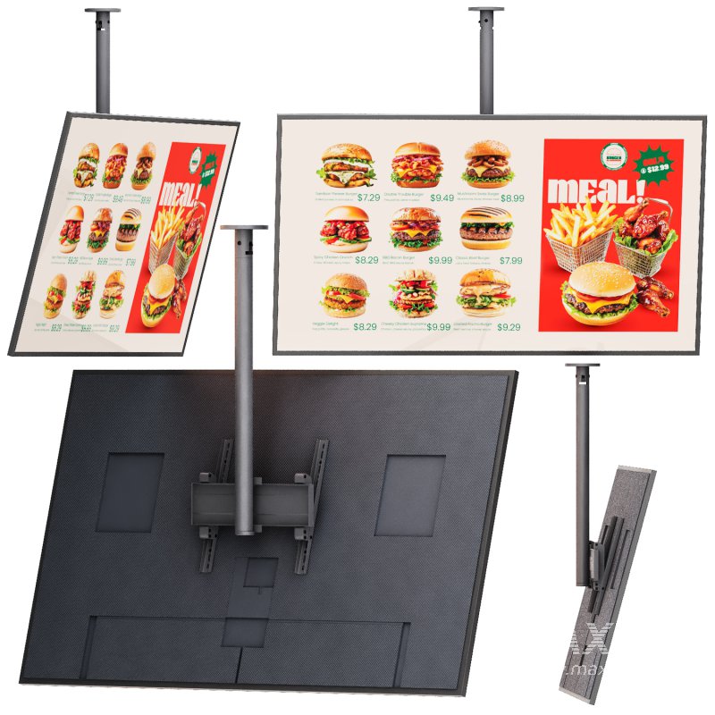 Information restaurant display on ceiling bracket - Image 1