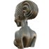 Polished Wood Bust 3D Model Stylized Female Figure - Thumbnail 4