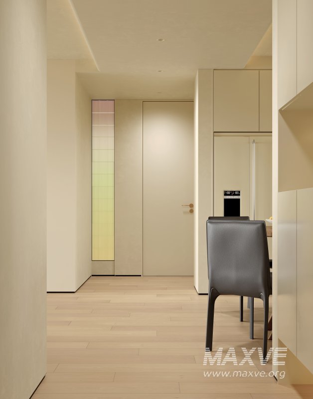 Modern living room and dining room interior scene - Image 8