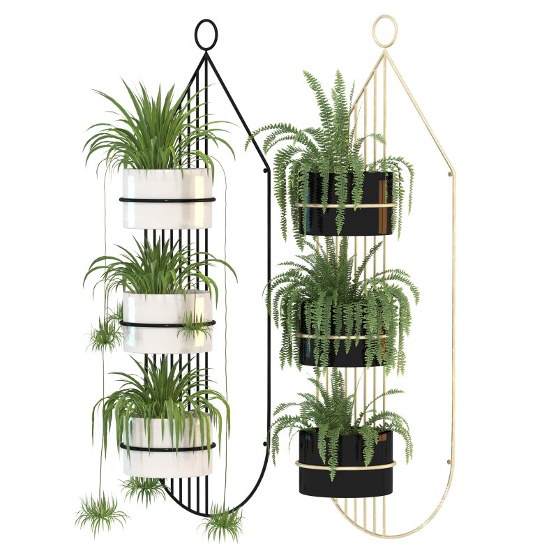 Metal Plant Set 04 - Image 1