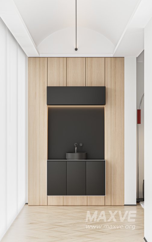 Modern living room and dining room interior scene - Image 2