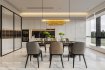 Modern living room and dining room interior scene - Thumbnail 5
