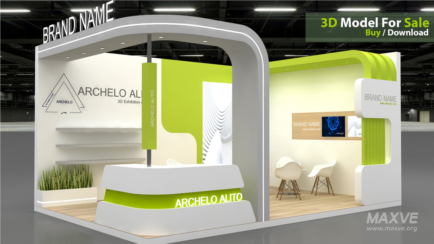3D Exhibition Booth Model - Image 4