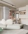 Modern living room and dining room interior scene - Thumbnail 10