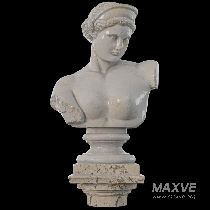 Ancient Broken hand Woman Statue - Image 5