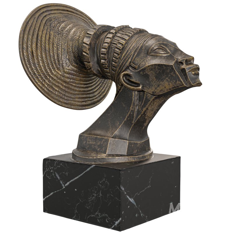 Antique Abstract Art Deco Trumpet Sculpture - Image 3