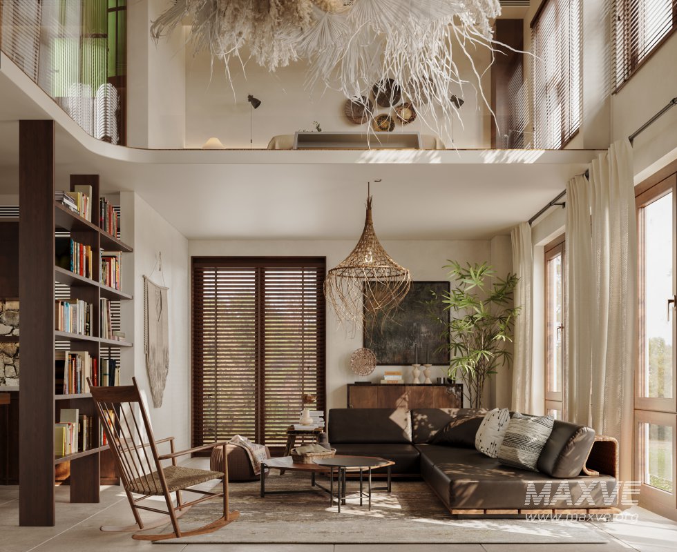 Wabi-sabi living room dining room bedroom - Image 1