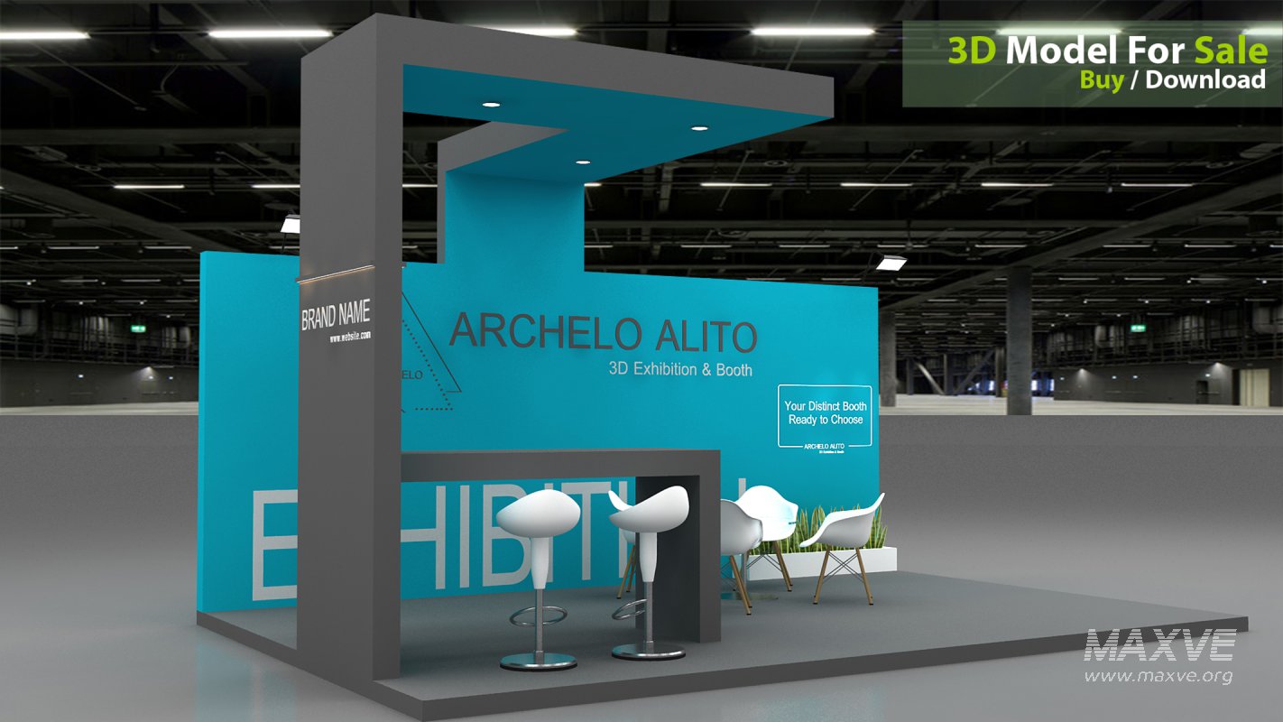 3D Exhibition Booth Model - Image 5