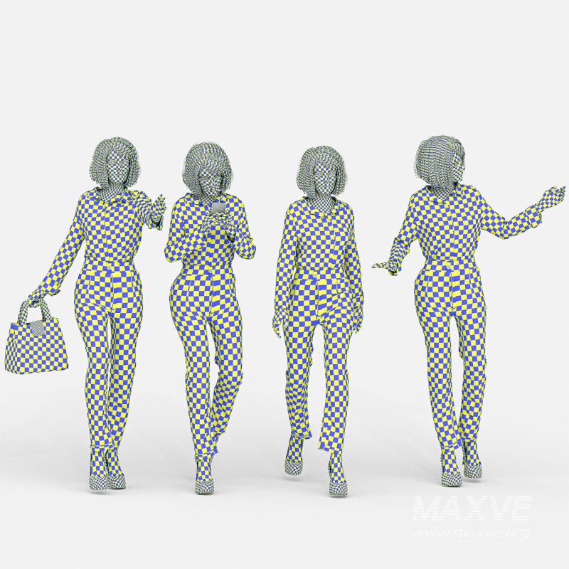 Official Woman in 04 Poses - Image 4