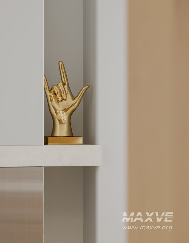 Modern living room and dining room interior scene - Image 8