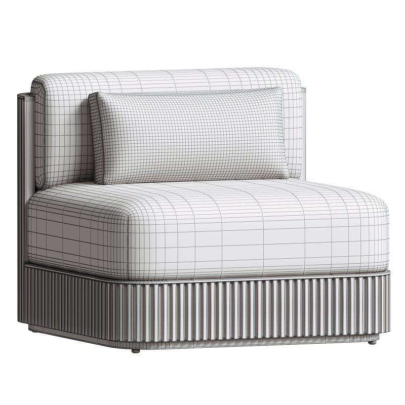 Beaumont Outdoor Teak Lounge Chair - Image 1