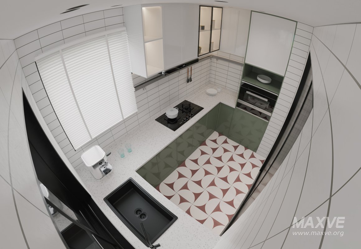 Modern living room and dining room bedroom interior scene - Image 6