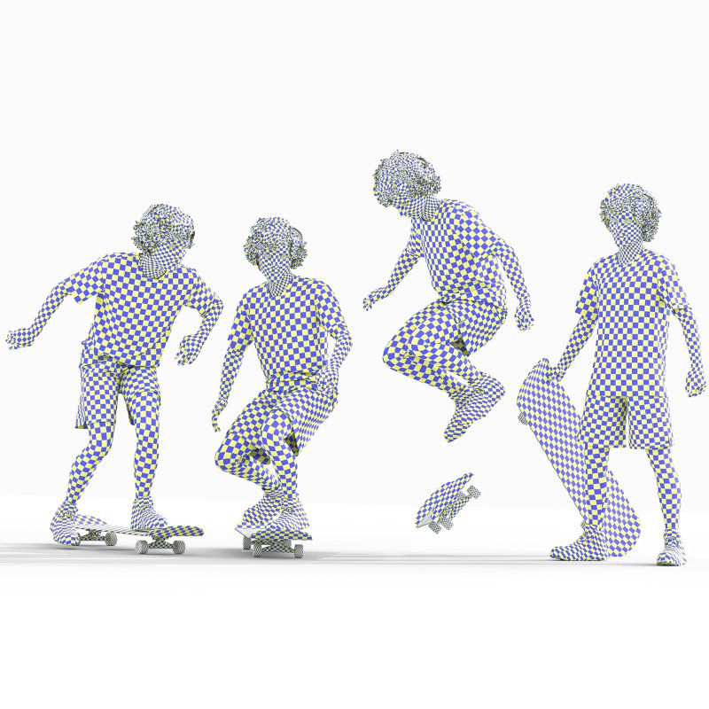 Skateboard Boy 04 pose - Image 2