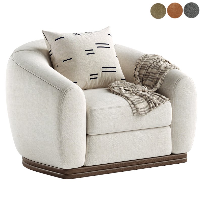 Marlowe Grey Lounge Chair - Image 8